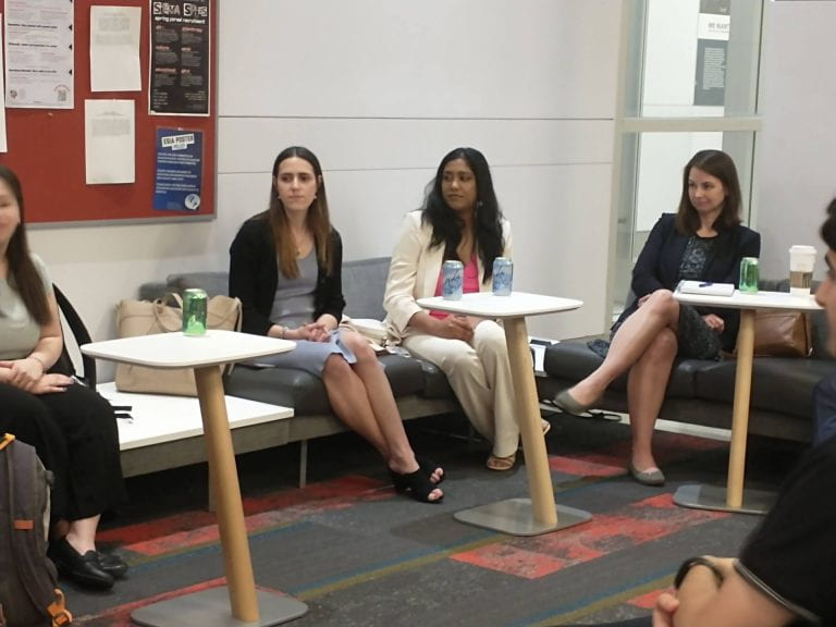 members at Real Talk event