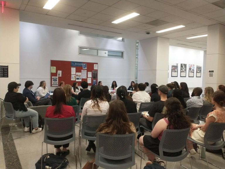 audience listening to Real Talk