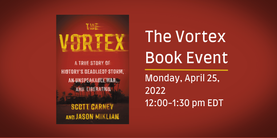 The Vortex Book event poster