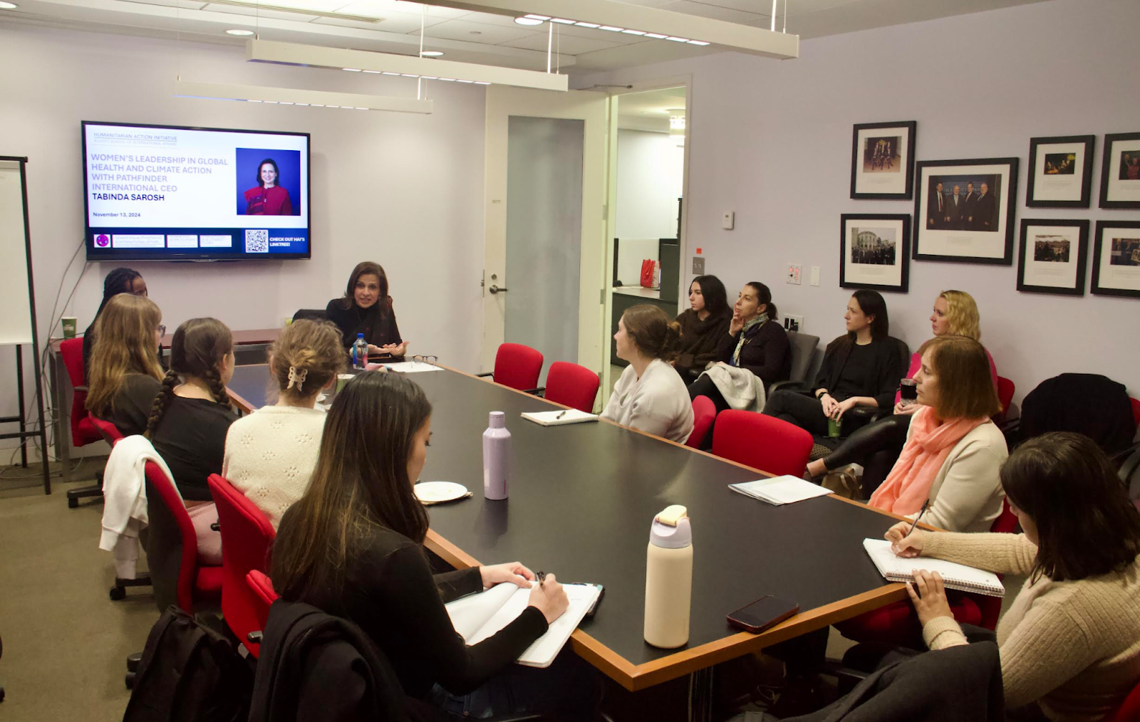 boardmeeting with people all looking at a power point