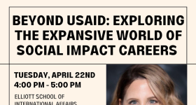 Beyond USAID: Exploring The Expansive World of Social Impact Careers Poster