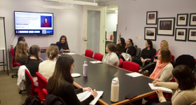 boardmeeting with people all looking at a power point